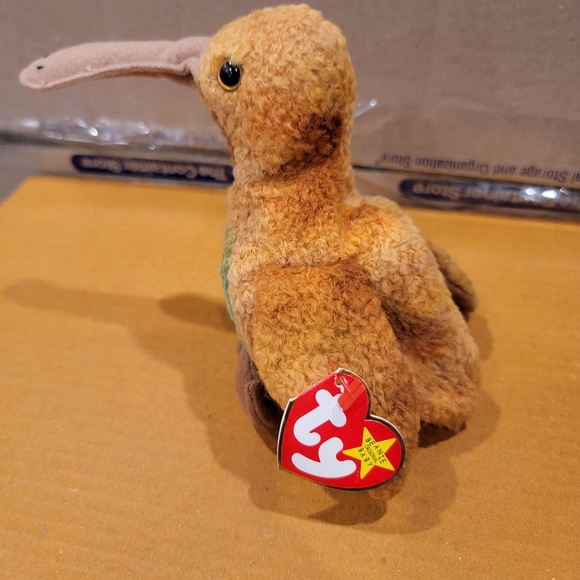 3/$20 Ty Beanie Babies 1998 Beak The Kiwi Bird - Picture 4 of 5